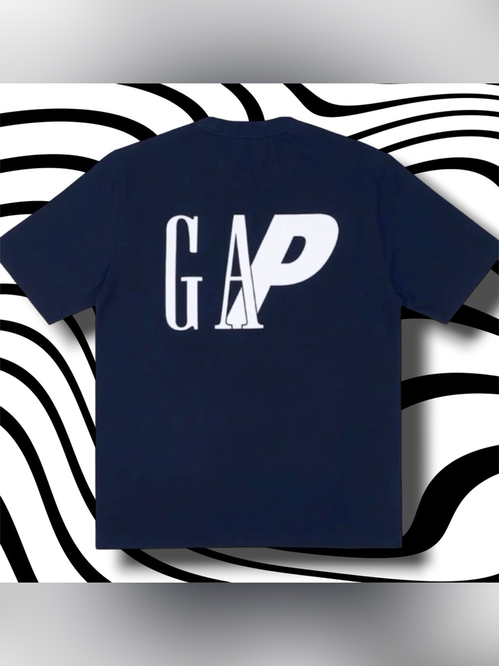 •NEW• Gap x Palace Navy Blue Short-Sleeve Tee • Men's Large (SS24)